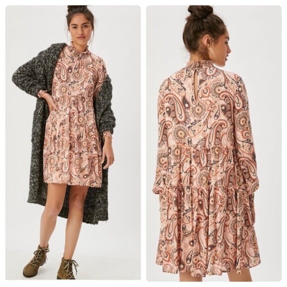 New Anthropologie Cady tiered tunic dress XS